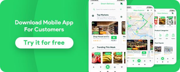 Delivery Boy for Groceries, Foods, Pharmacies, Stores Flutter App - 5