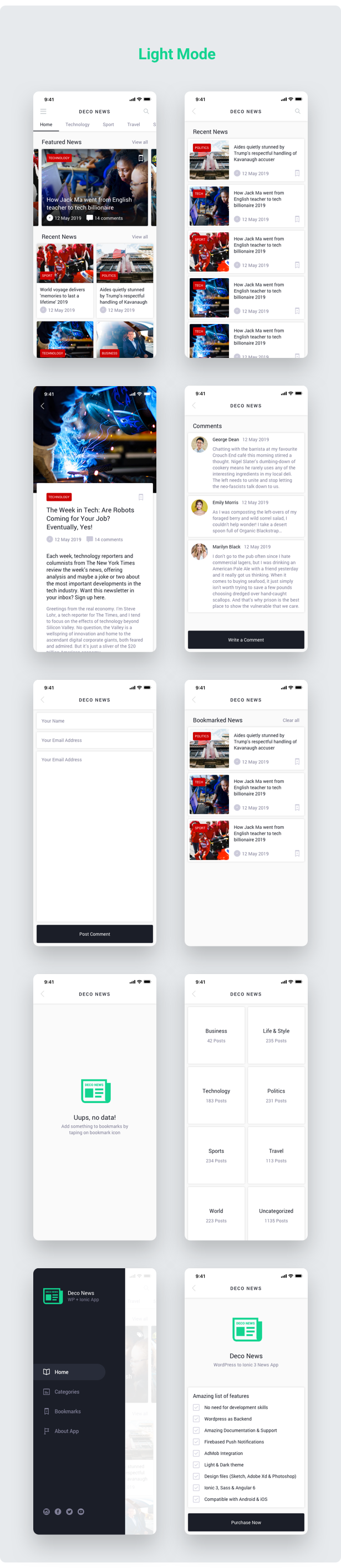 flutter deco news full app