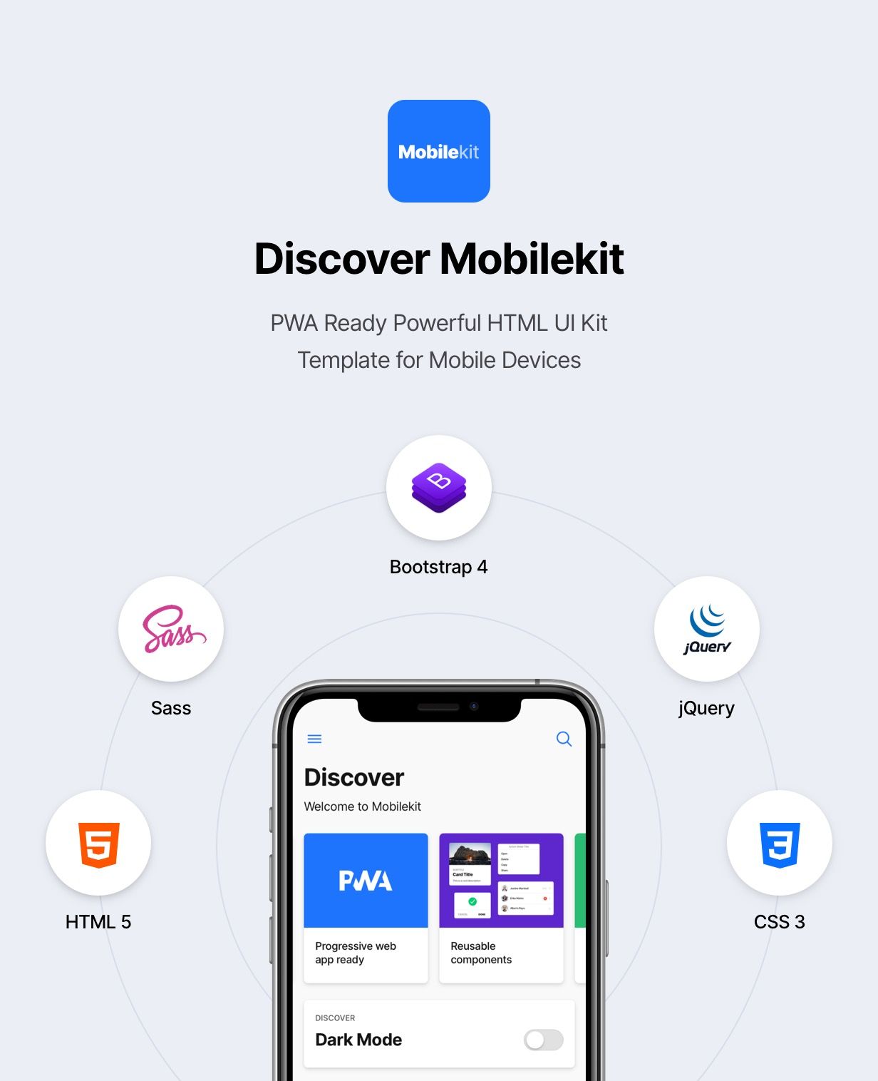 mobile ui kit template