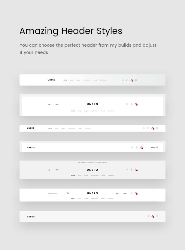 Unero - Minimalist eCommerce PSD Template - 11