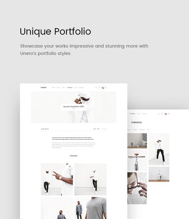 Unero - Minimalist eCommerce PSD Template - 14