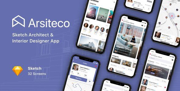 Arsiteco - Sketch Architect & Interior Designer App   Design Uikit