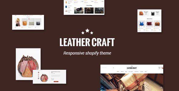 Leather - Responsive Fashion Shopify Theme  Sport &amp; Fitness Design 