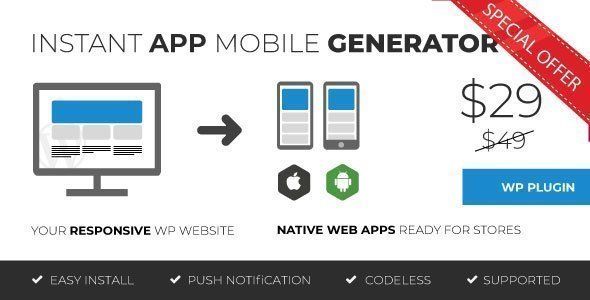 moZable - Instant Mobile App Generator Ionic  Mobile App template