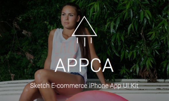 Appca - Ecommerce UI Kit for Sketch App  Ecommerce Design 