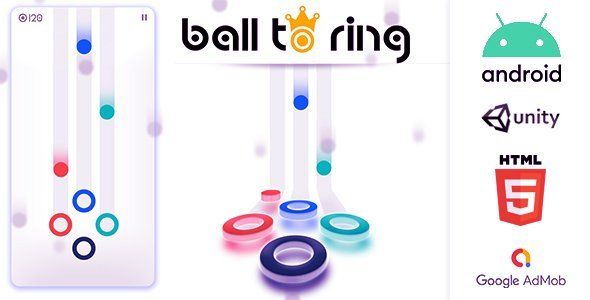 Ball to Ring (Android Game) Android Game Mobile App template