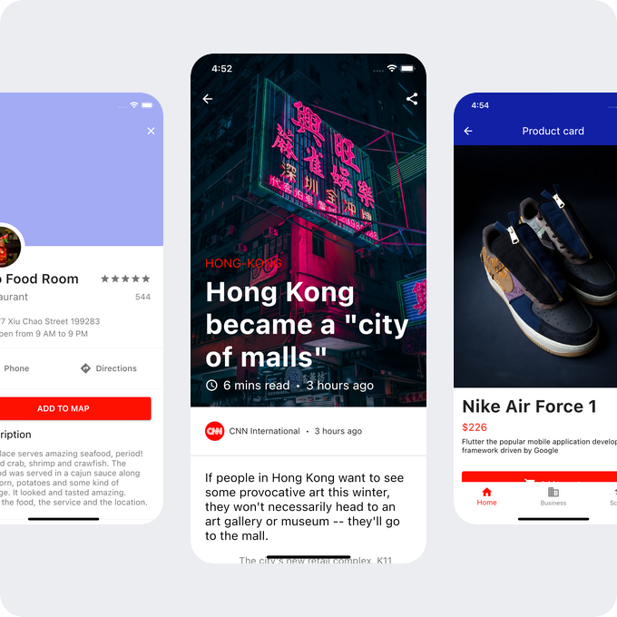 A-kit Flutter Multipurpose Mobile App template