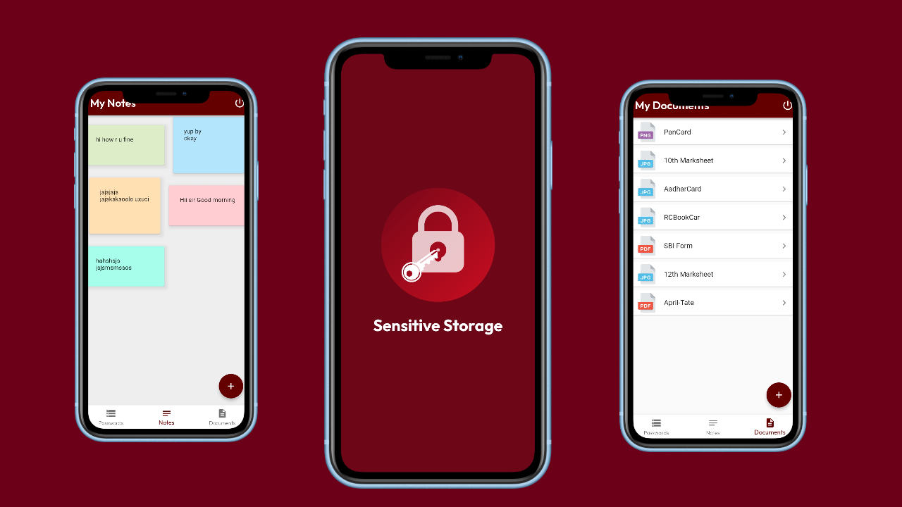 Sensitive Storage App - 1