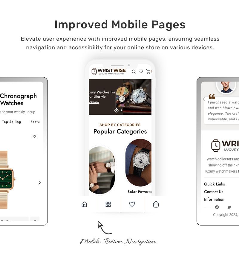 WristWise - Watches & Accessories - WooCommerce Theme - Features Image 15