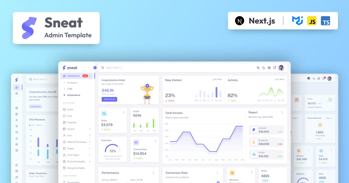 Sneat - MUI React Next.js Admin Template