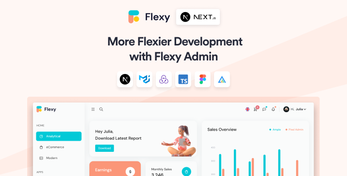 Flexy NextJs Admin Dashboard Template