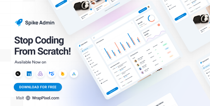 Spike Free NextJs Admin Dashboard Template