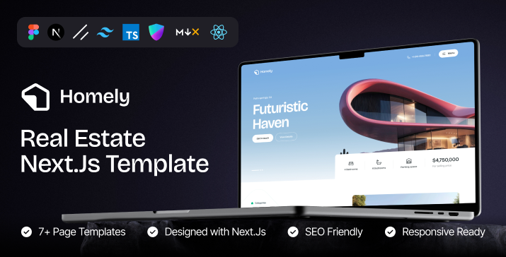 Homely Nextjs Real Estate Website Template